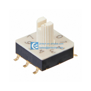 Electronic Components FD02KR10P-S Rotary with Shaft Actuator <strong>DIP</strong> Switch BCD <strong>10</strong> Position Surface Mount FD02KR10PS Gull Wing - Product Image 1