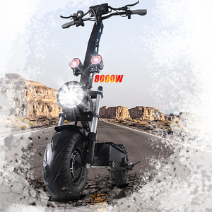 Ab abd stok 13 inç 8000W elektrikli scooter yetişkinler için ücretsiz kargo hızlı hız arazi lastiği ağır 60v e scooter 100kmh kick - Product Image 1