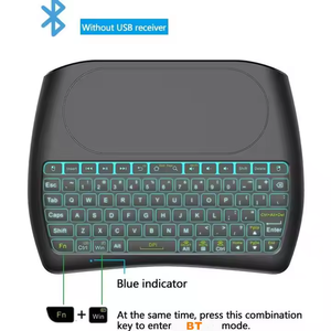 Colorful LED Light D8 Pro Plus Mini <strong>Keyboard</strong> 2.4GHz BT Connection Remote Touchpad Backlight for <strong>Android</strong> TV BOX - Product Image 3