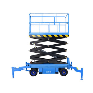 Plataforma elevadora móvil tipo tijera, con alto factor de seguridad, equipada con interruptores de límite duales para protección - Product Image 1