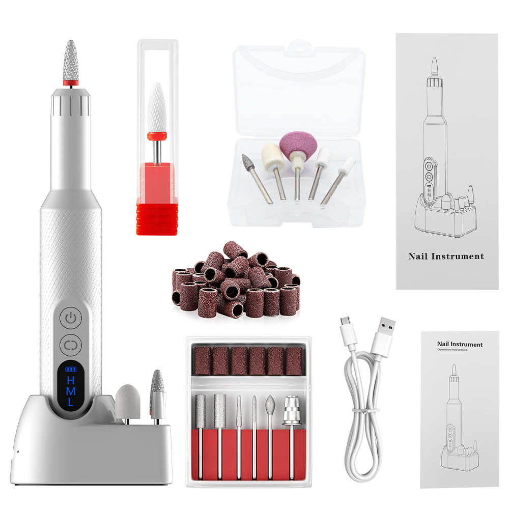 Version plastique blanc-12 têtes de meulage-36 meules