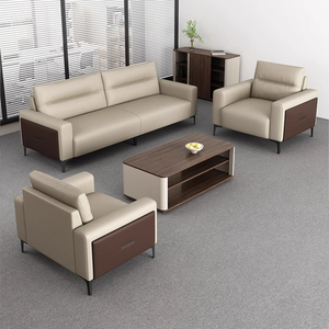 Văn phòng hiện đại tiếp nhận sofa Set kim loại cơ sở cho khách sạn trường học bệnh viện nội thất văn phòng - Product Image 1