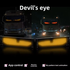 RGB Programmier barer wasserdichter IP67-LED-Bildschirm für LKW/Bus-Außenwerbung Benutzer definierte Animation OEM/ODM-Auto licht zubehör - Product Image 4