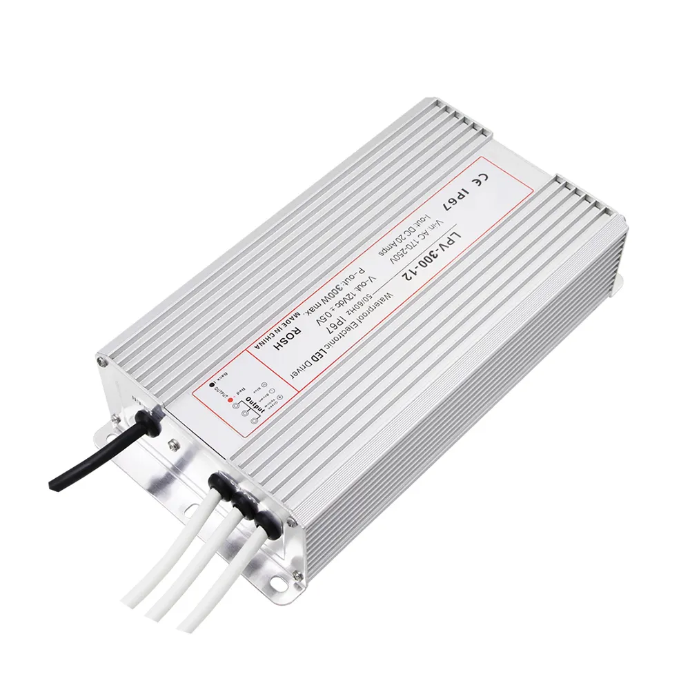 LPV-300-12 Meanwell LED Power Supply IP67 Waterproof 300W 12V LED Driver