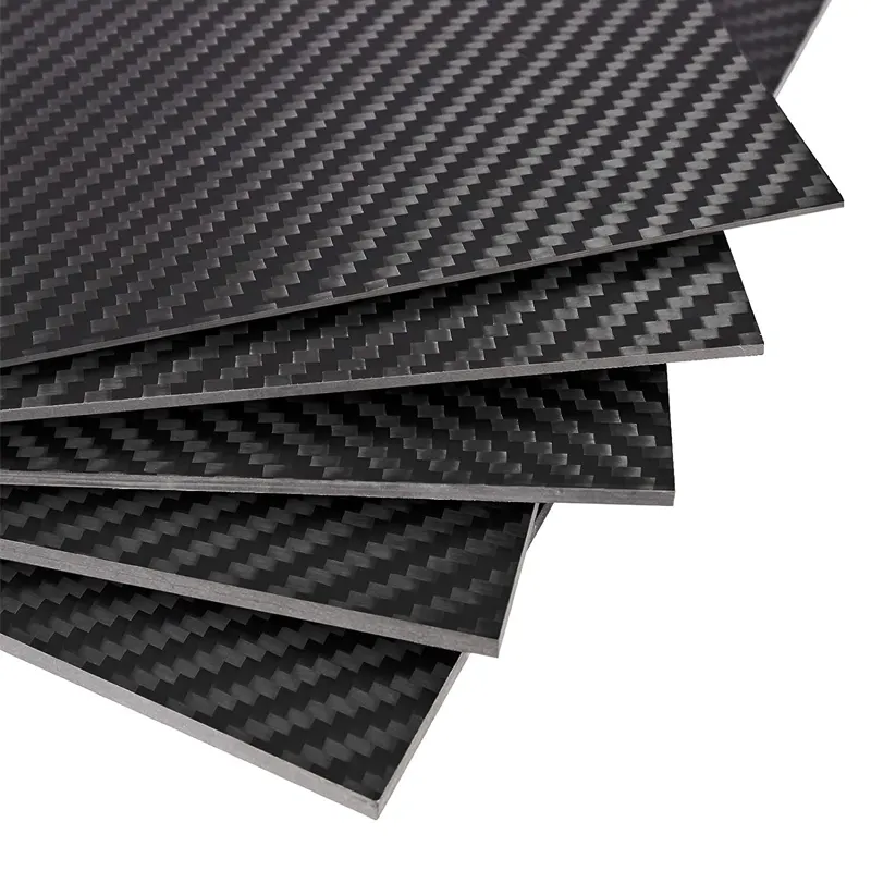 kohlenstoff-verbundwerkstoff 3 k 2 m kohlenstofffaser-bettplatten 2 mm 3 mm 4 mm 5 mm 10 mm 3 k platten hoher modul farbe 0,2 mm kohlenstofffaser-platten paneele