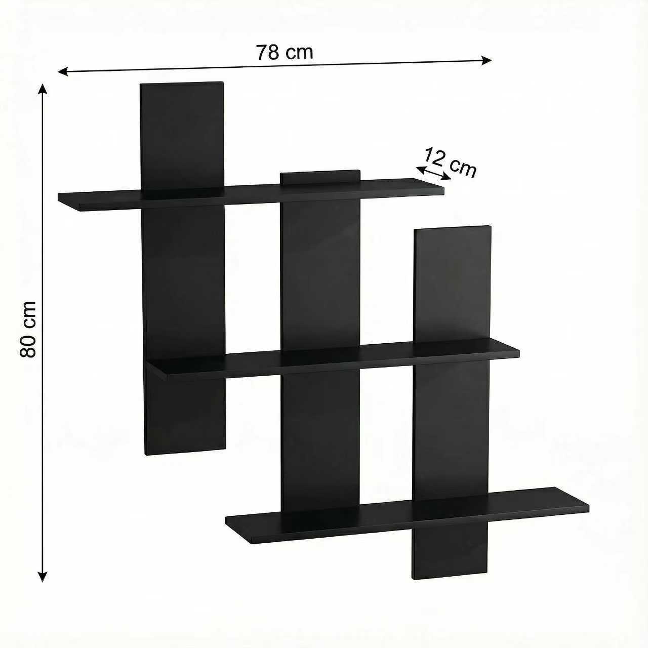 3 capas, 3 columnas, tamaño negro grande