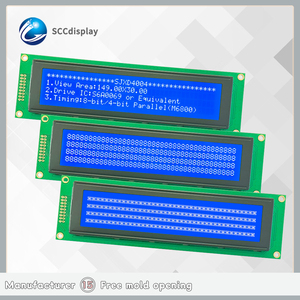 SJXD4004A STN Cob Módulo de pantalla LCD Azul Negativo Carácter ruso 40*4 Matriz de puntos Retroiluminación Módulos LCD rentables - Product Image 2