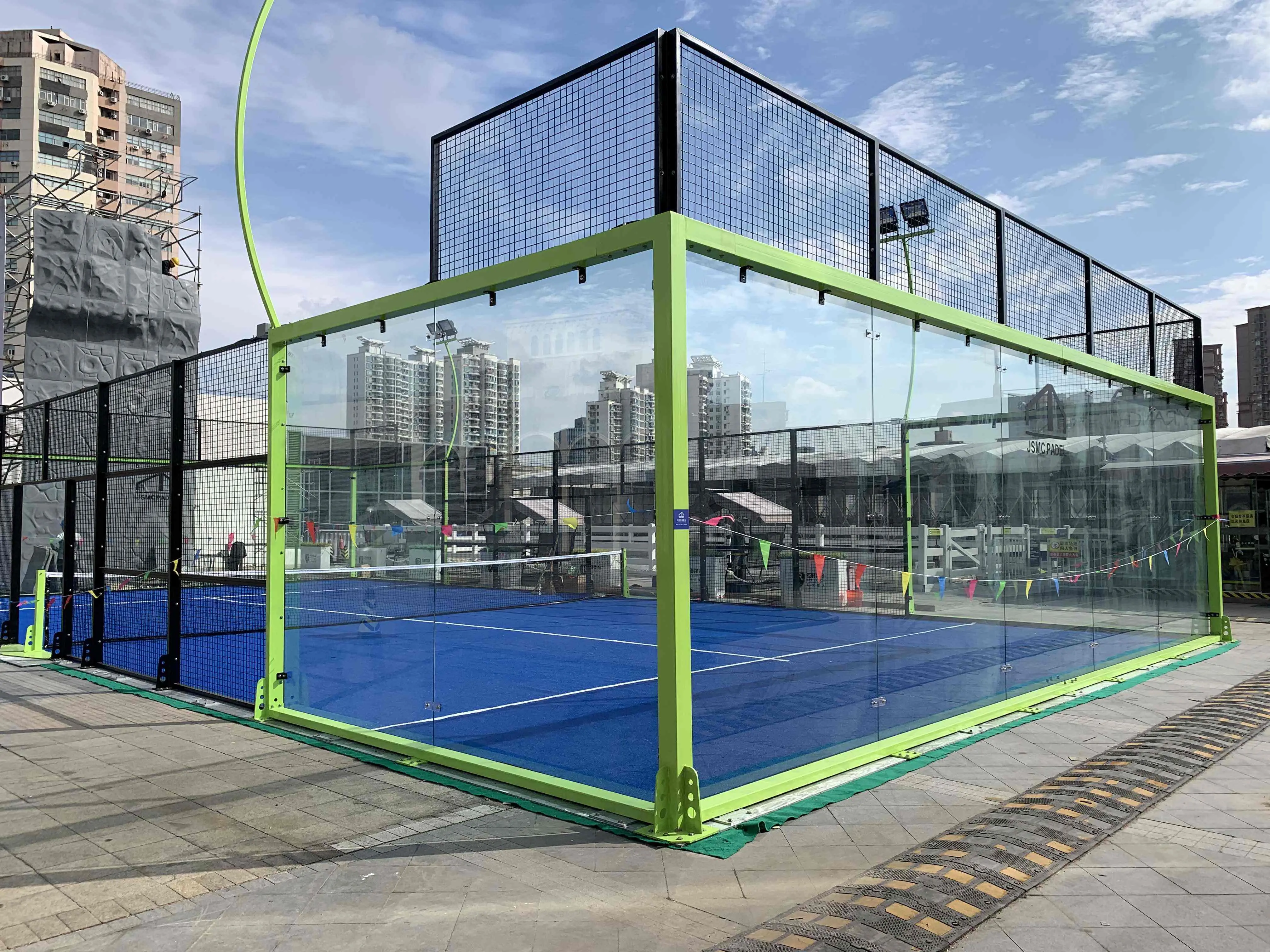 Padel court завод открытый крыша съемный открытый и закрытый весло Теннисный корт