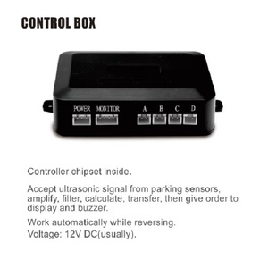 Kit de radar de respaldo inverso de sensores de estacionamiento de automóviles a prueba de agua con monitor de pantalla LED Sistema de estacionamiento de automóviles - Product Image 5