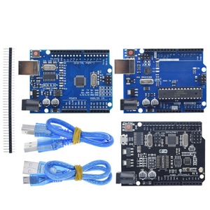 UNO için R3 resmi kutusu ATMEGA16U2 / UNO + WiFi R3 orijinal ATMEGA328P çip CH340G Arduino geliştirme kartı için WeMos ESP8266