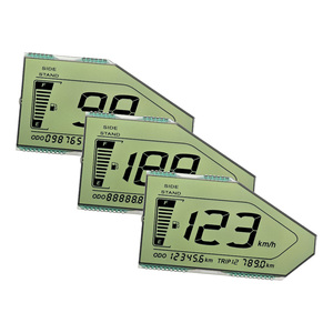Commercio all'ingrosso personalizzabile monocromatico 7 segmento SJXDGW016 Anti-abbagliamento Display LCD schermo alta durata della vita moto moduli LCD - Product Image 1