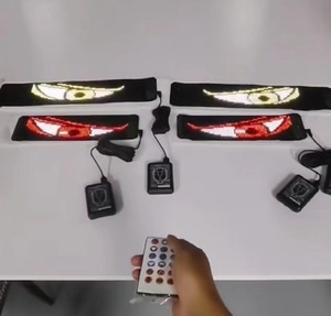 Llamativa pantalla LED para camión y coche, pantalla de ojos, pantalla de ventana de seguridad, aplicación de ojos, texto programable, pantalla LED Flexible animada - Product Image 3