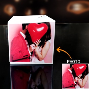 Yeni varış patlayan DIY fotoğraf albümü kartı patlama bomba kutuları özel cinsiyet ortaya sürpriz konfeti zarf para hediye kutusu - Product Image 5