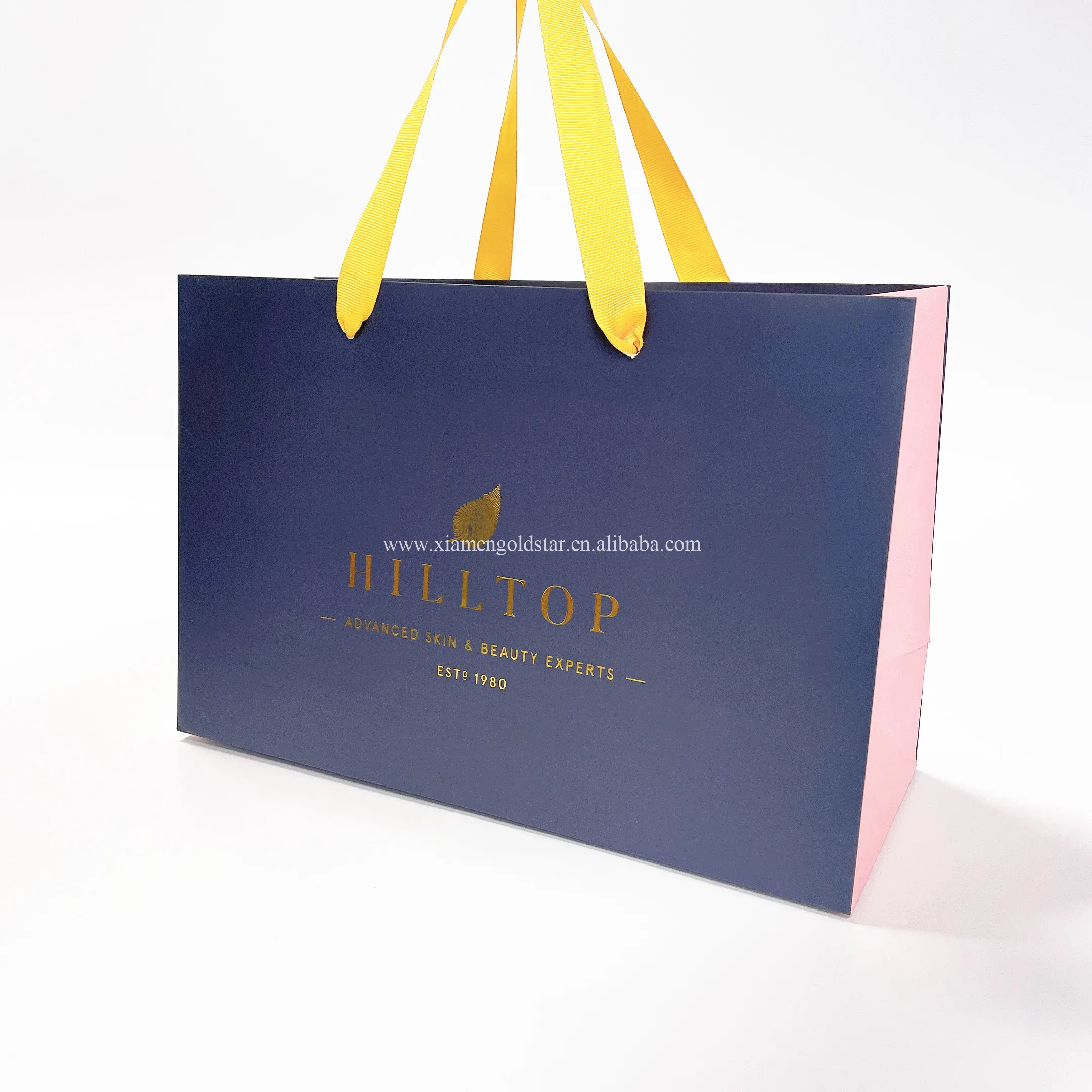 Custom di lusso nero negozio di vestiti al dettaglio confezione regalo porta borse boutique sacchetti di carta per lo shopping con il proprio logo