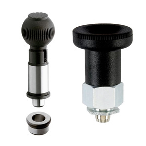 Dongguan Custom Mini Ball Nose Indexing Plunger <strong>Retractable</strong> Thread <strong>Spring</strong> <strong>Loaded</strong> Locking Index Plungers <strong>Pin</strong> with Plastic Knob