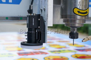 Blue Elephant 1300*2500*200mm Camera Ccd <strong>Cnc</strong> <strong>Router</strong> with Mach 3 Wireless <strong>Handle</strong> <strong>Control</strong> for Pu Board, Acrylic Board and Sheet - Product Image 3