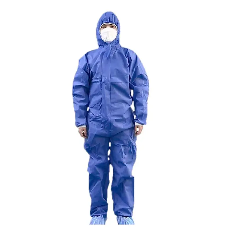 Guardwear a prova d' água sms polipropileno, não tecido, limpeza industrial descartável, cobertura geral de proteção de trabalho