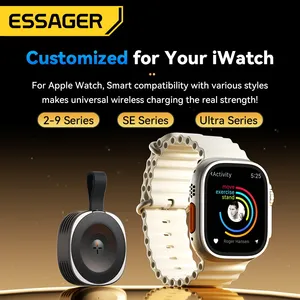 Essager için manyetik kablosuz şarj izle 8 7 6 5 4 3 2 SE taşınabilir USB tip C manyetik hızlı şarj için IWatch Ultra - Product Image 6