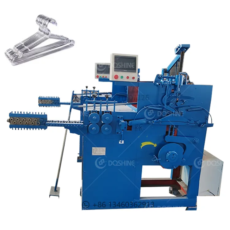 Full Automatic Pvc Coated Steel Iron Metal Clothing Wire Hanger Making Machine Cabide de pano de ferro aço que faz a máquina