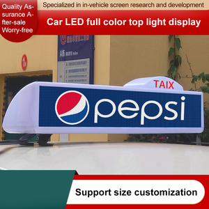 <strong>New</strong> <strong>Hot</strong> <strong>Led</strong> Wifi Outdoor Taxi Roof <strong>Led</strong> Display Top <strong>Led</strong> Screen Taxi Advertising Digital Sign/Different Color Factory Customized - Product Image 2