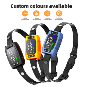 Открытый IPX7 Водонепроницаемый Регулируемый безвредный звуковой сигнал, виброшок, предупреждение, GPS, беспроводной ошейник для собак - Product Image 6