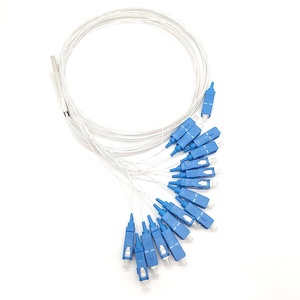 光ファイバーPLCスプリッター1*4 1x8 1x16 1x16 1x32シングルモード光スプリッターSC/UPCスチールチューブタイプ - Product Image 1