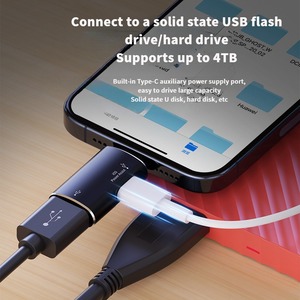 适用于苹果手机、平板电脑、OTG适配器、充电耳机、USB转换器、大电流 - Product Image 4