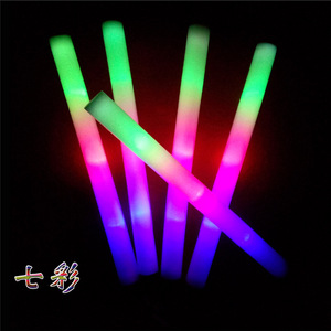 Hot bán Đảng trang trí ánh sáng dùi cui đèn Led nhấp nháy đa màu sắc biểu tượng tùy chỉnh Glow Sticks bọt dẫn gậy - Product Image 3
