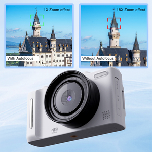 Máy quay phim kỹ thuật số chuyên nghiệp Jarvis 4K, màn hình lật, zoom quang học 18X, quay phim 4K HD, pin 2000mAh, thiết bị vlog nhỏ gọn - Product Image 6