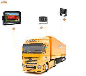 Truck 7 Inch Waterproof Monitor AHD Rear View Car <strong>Reverse</strong> Camera Bus <strong>Wireless</strong> DVR Camera <strong>System</strong> Night View Vehicle <strong>System</strong> - Product Image 4