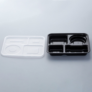 Disposable Takeaway Plastic Food <strong>Container</strong> Lunch Box <strong>With</strong> <strong>Lid</strong> <strong>Rectangular</strong> Meal Prep Microwaveable Storage Food <strong>Container</strong> - Product Image 1
