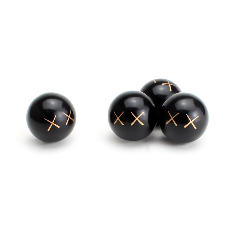 Xx eye set of four round ball valve caps