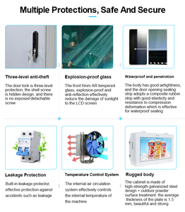 Ip55 22 Small Outdoor Advertising Led Monitor Displayer Capacitive Touch <strong>Computer</strong> <strong>Ad</strong> Totem - Product Image 6