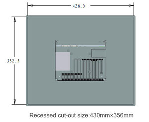 Computadora integrada industrial Core i5 8265U de 19 pulgadas, todo en un solo toque, Tablet PC, Panel de computadora - Product Image 5