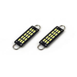 Evitek หลอดไฟ LED T20 T10กระดานดำสำหรับรถยนต์ขนาด4014 44มม. หลอดไฟ LED แคนบัส LED 12SMD LED สำหรับรถยนต์12V - Product Image 1