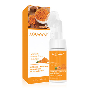 Oem Biologische Citroen Kurkuma Kojic Zuur Anti-Aging Hydraterende Hydraterende Diep Reinigende Schuim Gezichtsreiniger - Product Image 6