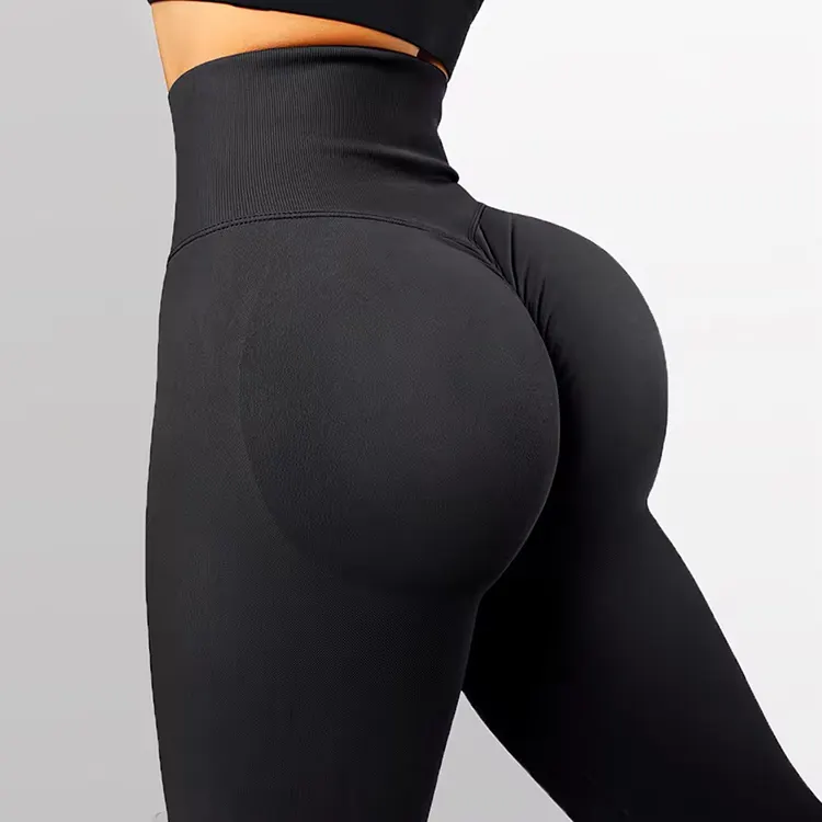 Nuovi arrivi leggings scrunch butt lift leggings da palestra senza cuciture con logo personalizzato di alta qualità per le donne