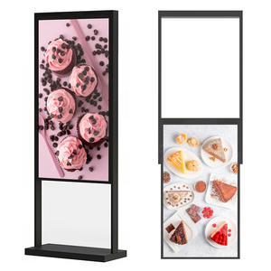 Yüksek parlaklık 2500 Nits 43 55 65 inç büyük Ultra pencere bakan dijital restoran menü ekran LCD pencere ekran - Product Image 1
