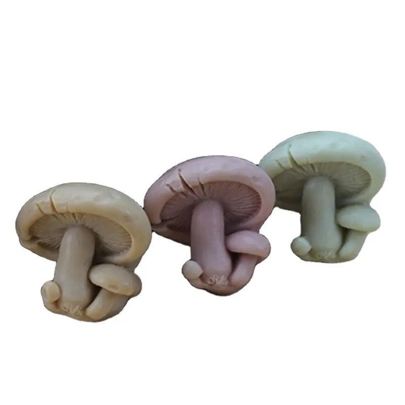 R1825 Personnalisé 3D Champignon Forme silicone Artisanat/Savon moule