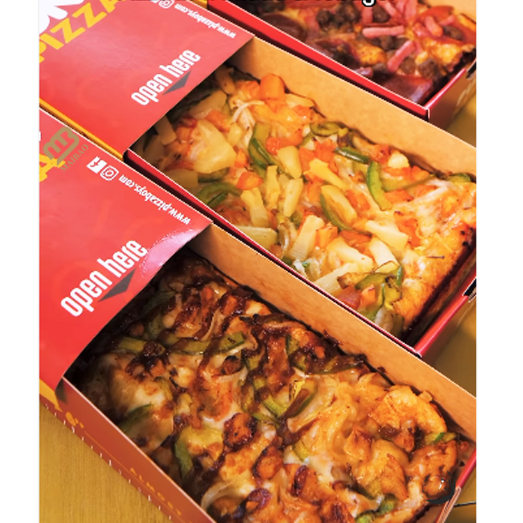 Caja de pizza Slice Slide