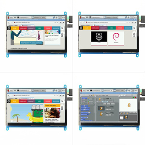 Display LCD da 7 "800*480 con tocco capacitivo e alimentatore Mini-USB 5V/2A per Raspberry Pi e braccio e PC - Product Image 6