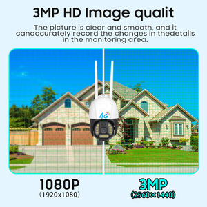 Produttore di LEVOFAST telecamera di sorveglianza esterna HD IP 4G WIFI Auto Tracking 4G macchina fotografica a colori a due vie fotocamera Audio - Product Image 5