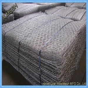 Cesta de malla de gaviones Hexagonal galvanizada de 80x100mm, protección de Río, caja de gaviones de corte doblado, servicios de procesamiento de soldadura incluidos - Product Image 2