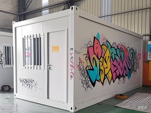 Mobile Home 40 ft Easy Assemble Prefab Shipping Container <strong>House</strong> Modular Prefabricated Home with Glass for Greece - Product Image 5