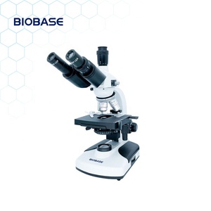 Microscopio biológico BIOBASE China J 6V/20W lámpara halógena fuente de luz LED Microscopio de laboratorio óptico Trinocular - Product Image 1