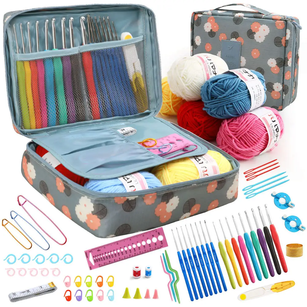 Fourniture d'aiguilles à boule de fil fantaisie, ensemble de Crochet, Kit d'accessoires pour enfants, Kit de bricolage
