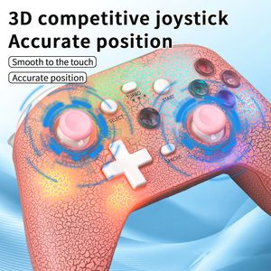 Gamepad senza fili telecomando gioco Joystick luce a LED chiave programmabile per PS3 PS4 N interruttore Pro Oled Android Ios telefono PC - Product Image 4
