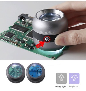 Lab-Chain LC05-MN010 1 Jaar Garantie Opladen Multi Lichtbron 10x Led Vergrootglas Microscoop Precisie Instrument Onderdelen - Product Image 1