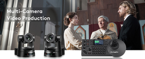 FoMaKo NDI PTZ Camera Bundle 20X Optical Zoom BN202 HDMI PTZ Camera and <strong>Controller</strong> <strong>Keyboard</strong> PTZ Camera Kit Bundle - Product Image 3