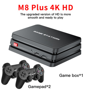 2021 son tasarım M8 artı eğlenceli oyun istasyonu 3d Rocker denetleyicisi ile 10000 oyunları Tv Video oyunları konsolu - Product Image 2